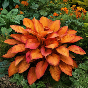 Хоста Солнечный Нектар купить по цене от 605р. в интернет-магазине «Посадика» с доставкой почтой в в Дмитровске и по всей России – [изображение №1].